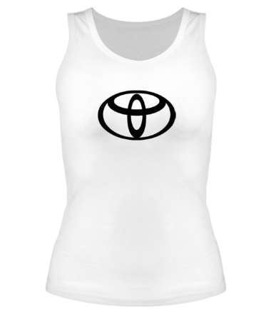 Женская майка борцовка Toyota big logo