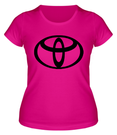 Женская футболка Toyota big logo
