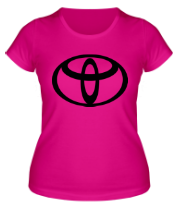 Женская футболка Toyota big logo фото