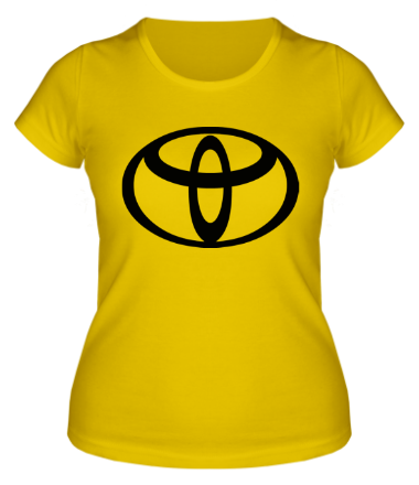 Женская футболка Toyota big logo