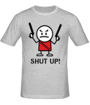 Мужская футболка Shut up фото