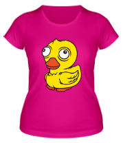 Женская футболка Чокнутая утка фото