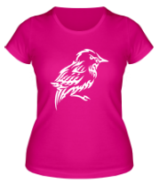 Женская футболка Тату птица фото