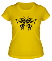 Женская футболка Тату бабочка фото