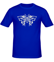 Мужская футболка Тату бабочка (свет) фото