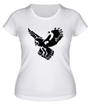 Женская футболка Полет совы фото
