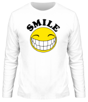 Мужская футболка длинный рукав smile фото