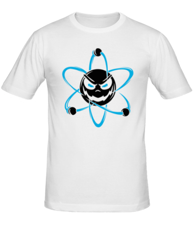 Мужская футболка Злой атом