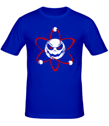 Мужская футболка Злой атом