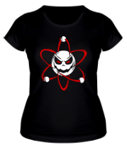 Женская футболка Злой атом фото