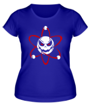 Женская футболка Злой атом фото