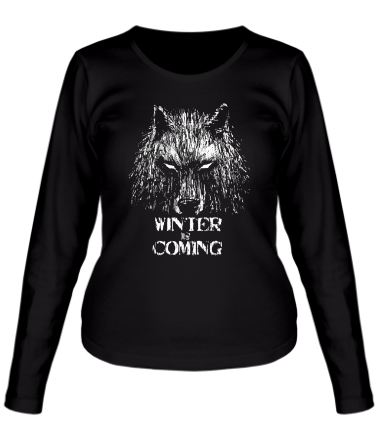 Женская футболка длинный рукав Winter Is Coming