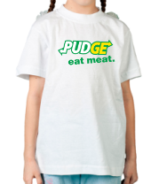 Детская футболка Pudge - Eat Meat фото