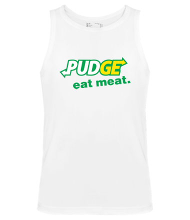 Мужская майка Pudge - Eat Meat