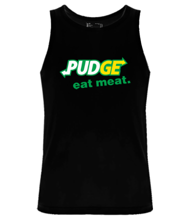 Мужская майка Pudge - Eat Meat