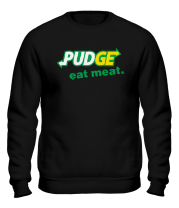 Толстовка без капюшона Pudge - Eat Meat фото
