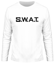 Мужская футболка длинный рукав S.W.A.T  фото