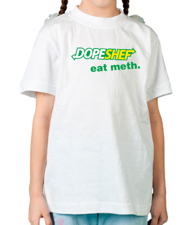 Детская футболка Dope Shef - Eat Meth