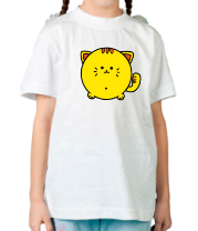 Детская футболка Пухлый котик фото