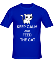 Мужская футболка Кормите котиков фото