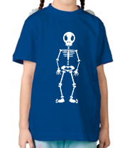 Детская футболка Скелетик фото