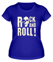 Женская футболка Rock and roll (свет) фото