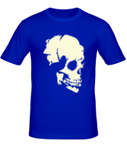Мужская футболка Древний череп (свет) фото