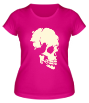 Женская футболка Древний череп (свет) фото