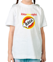 Детская футболка Ibiza one night  фото
