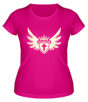 Женская футболка Щит веры (свет) фото