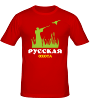 Мужская футболка Русская охота (утки) фото