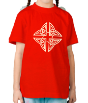 Детская футболка Кельтский орнамент (свет) фото