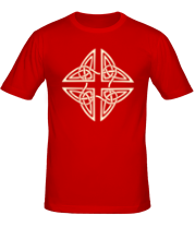 Мужская футболка Кельтский орнамент (свет) фото