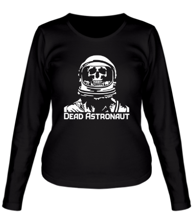 Женская футболка длинный рукав Мертвый космонавт