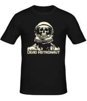 Мужская футболка Мертвый космонавт (свет) фото