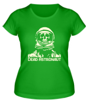 Женская футболка Мертвый космонавт (свет) фото