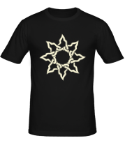 Мужская футболка Кельтское солнце (свет) фото