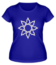 Женская футболка Кельтское солнце (свет) фото