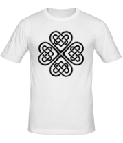 Мужская футболка Клевер из кельтских узоров фото