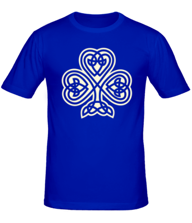 Мужская футболка Кельтский клевер (свет)