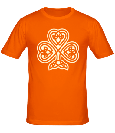 Мужская футболка Кельтский клевер (свет)