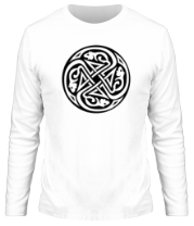 Мужская футболка длинный рукав Крысы кельтский круг фото