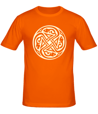 Мужская футболка Крысы кельтский круг (свет)