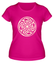 Женская футболка Крысы кельтский круг (свет) фото