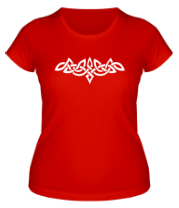 Женская футболка Тату кельтский узор фото