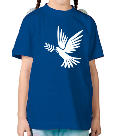 Детская футболка Голубь мира