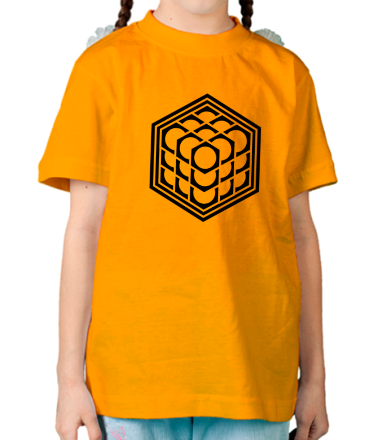 Детская футболка 3D куб