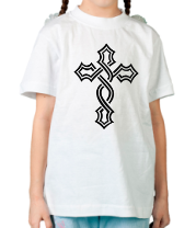 Детская футболка Крест татуировка фото