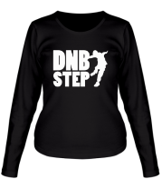 Женская футболка длинный рукав DNB Step танцор фото