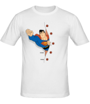 Мужская футболка Супермен в душе фото
